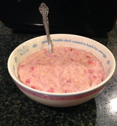 Copycat Strawberries and Cream Oatmeal