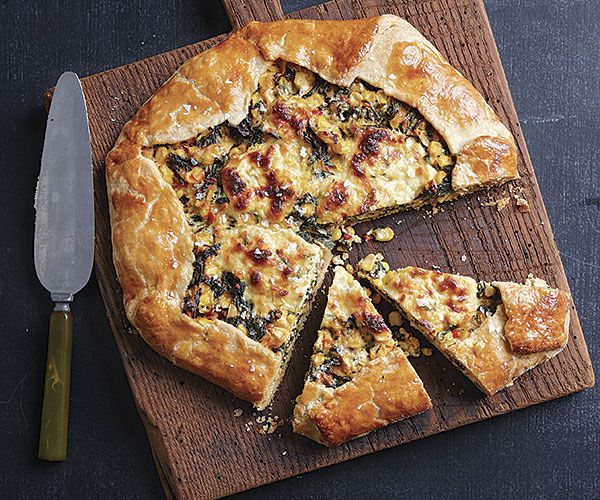 Corn, Chard, and Ricotta Galette