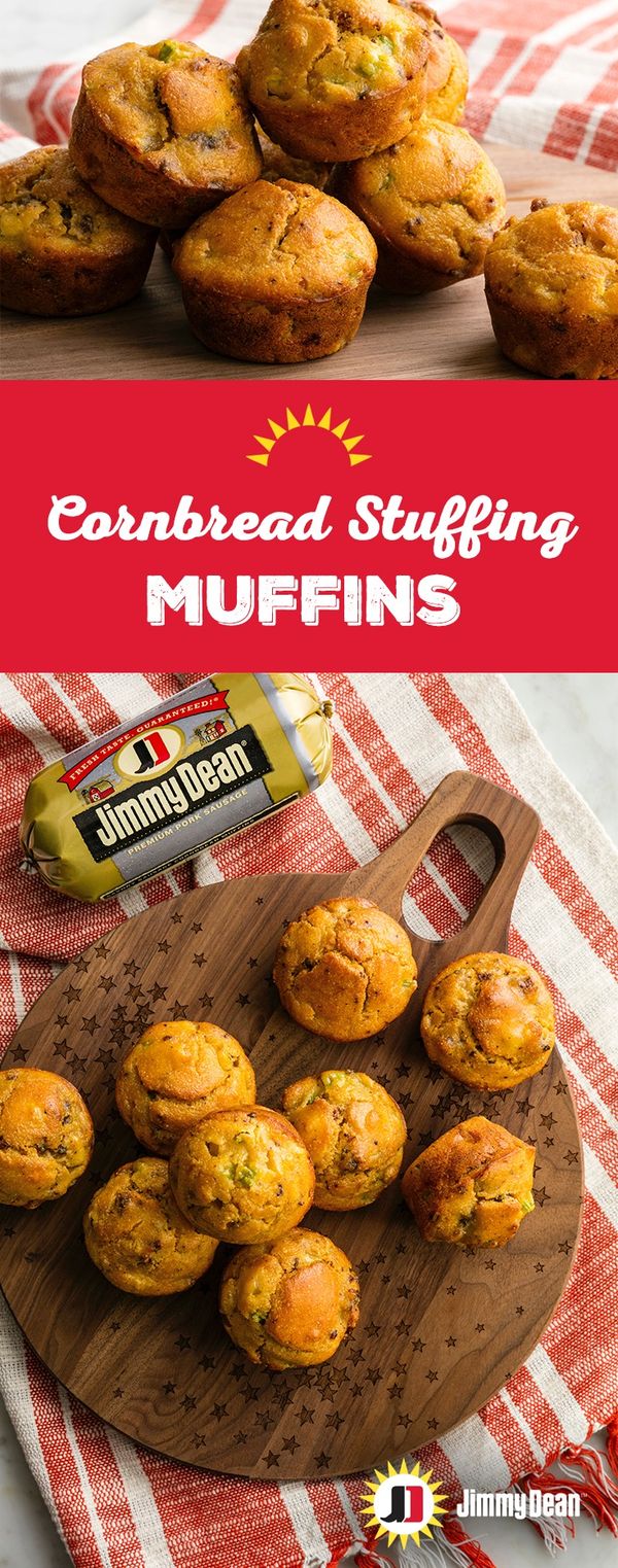 Cornbread Stuffing Muffins