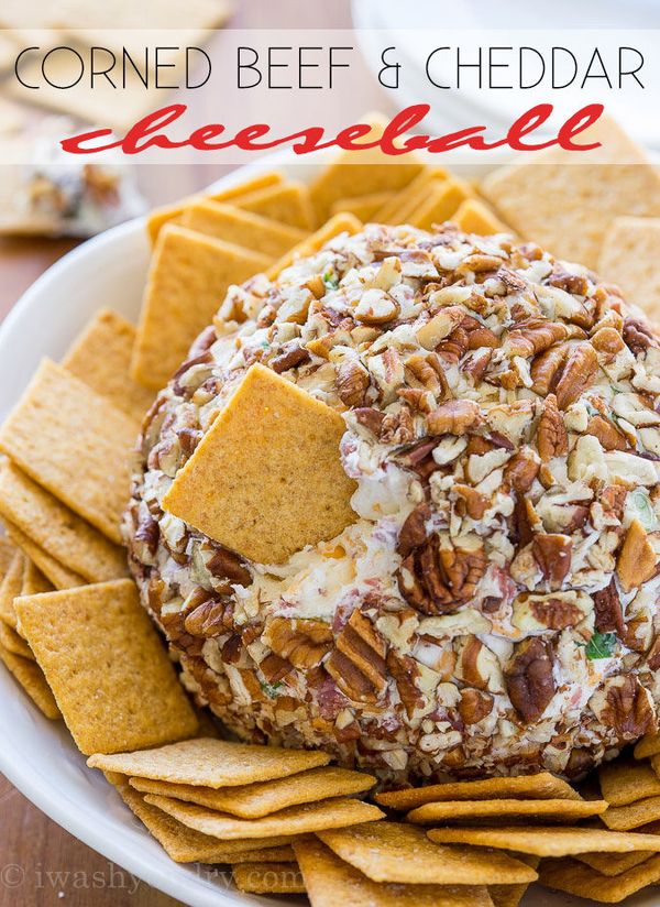 Corned Beef and Cheddar Cheeseball