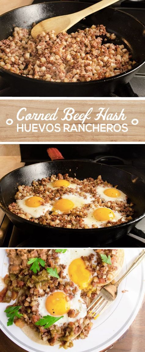 Corned Beef Hash Huevos Rancheros