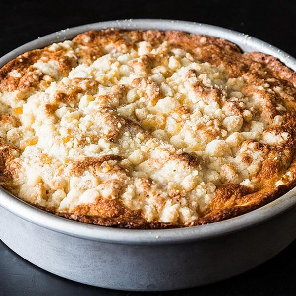 Cory Schreiber & Julie Richardson's Rhubarb Buckle with Ginger Crumb