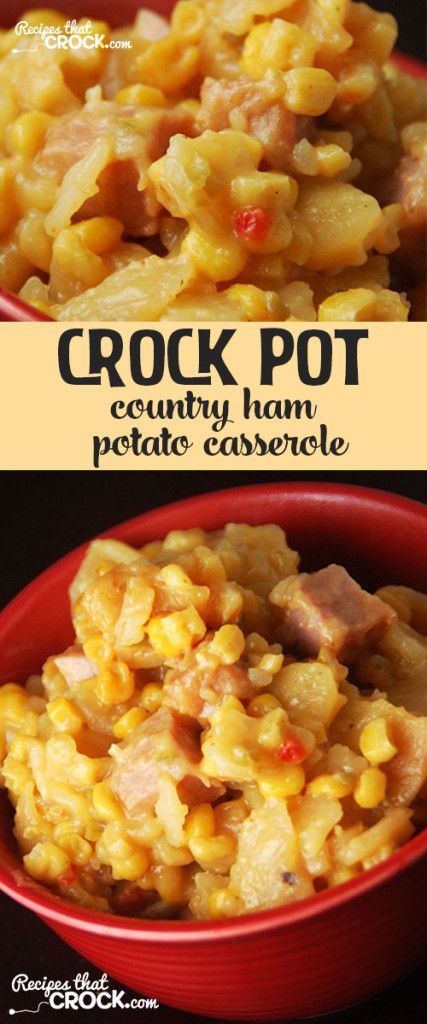 Country Ham Potato Casserole (Crock Pot