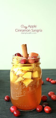 Cozy Apple Cinnamon Sangria