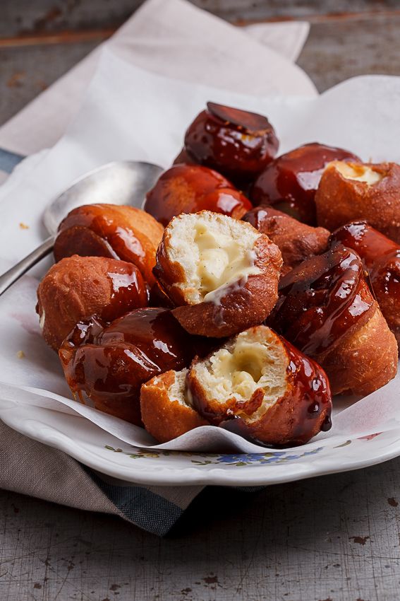 Crème brûlée doughnuts