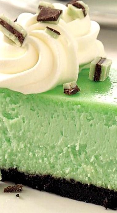 Crème de Menthe Cheesecake