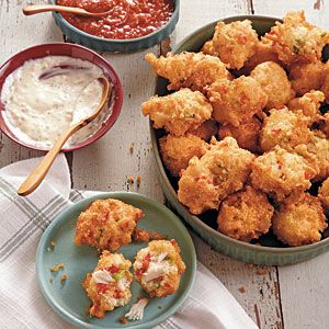 Crab Cake Hush Puppies