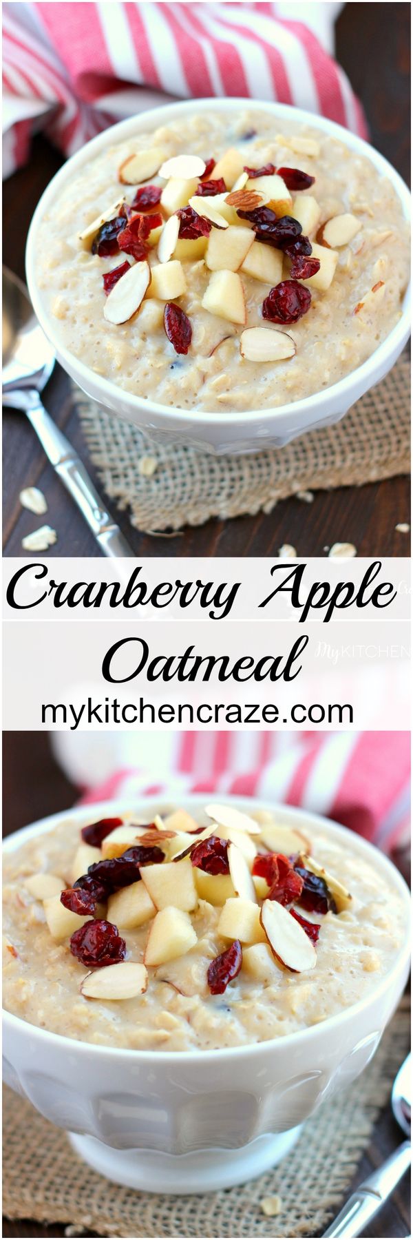 Cranberry Apple Oatmeal