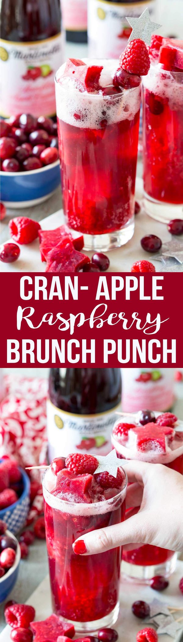 Cranberry Apple Raspberry Brunch Punch