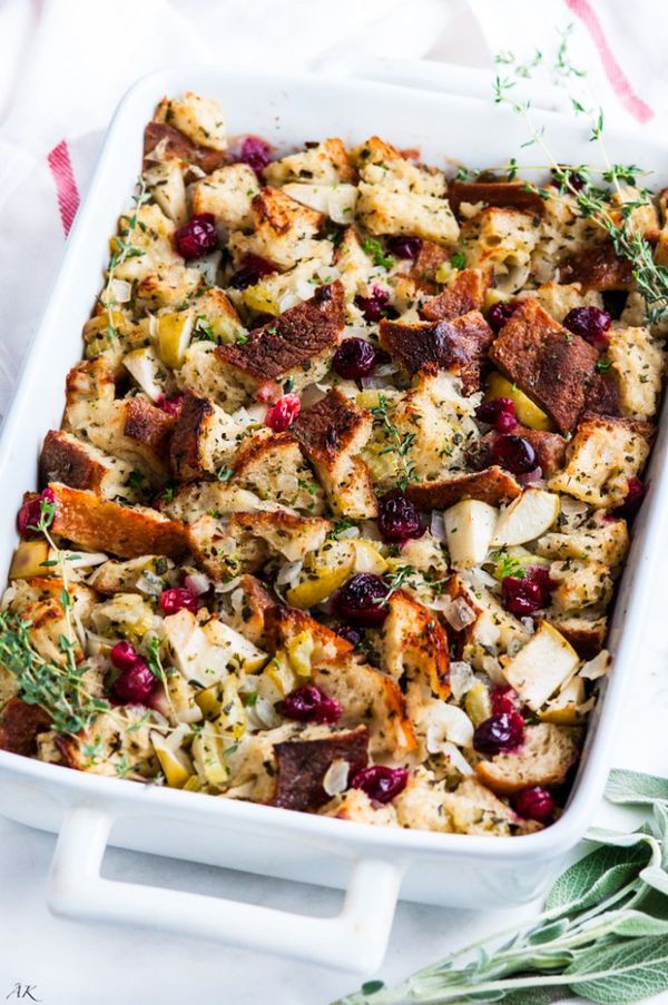 Cranberry Apple Sage Stuffing