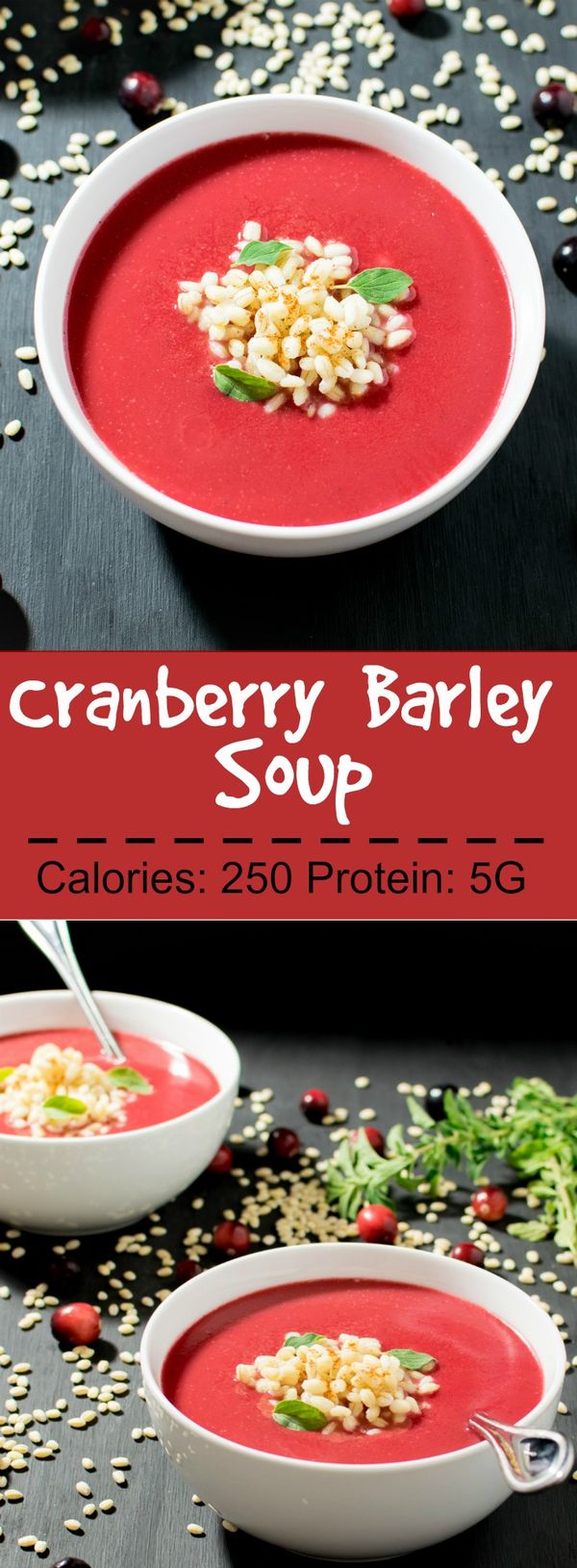 Cranberry Barley Soup