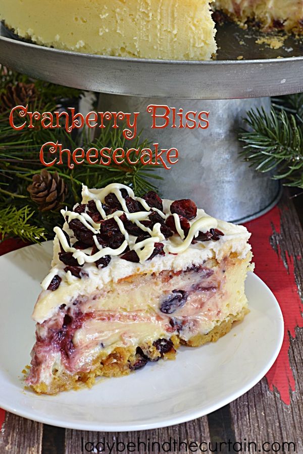 Cranberry Bliss Cheesecake