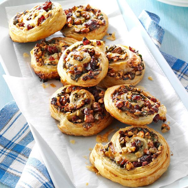 Cranberry Brie Pinwheels