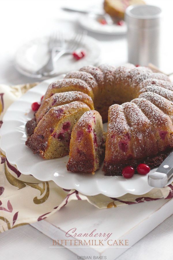 Cranberry Buttermilk Cake