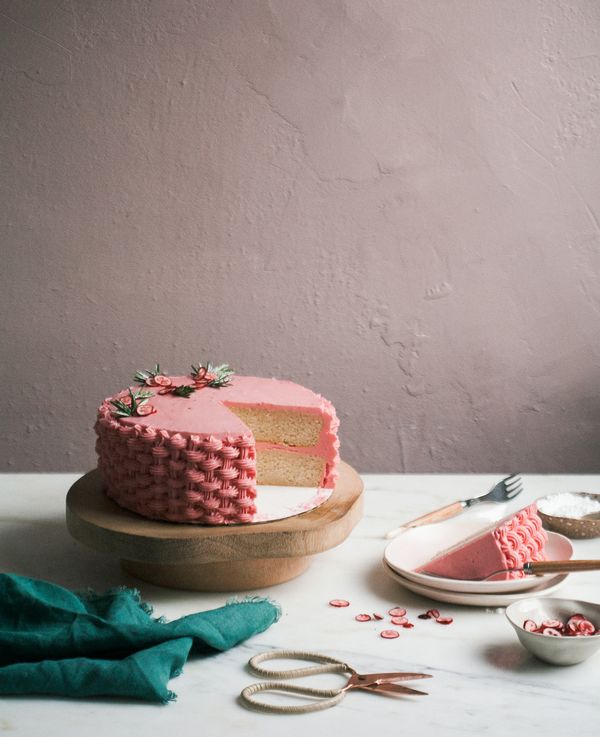 Cranberry Chestnut Cake