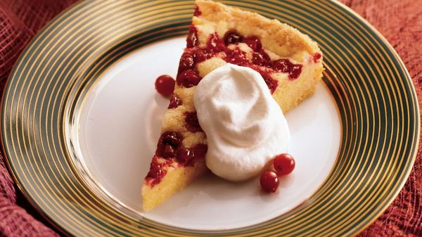 Cranberry Cornmeal Torte