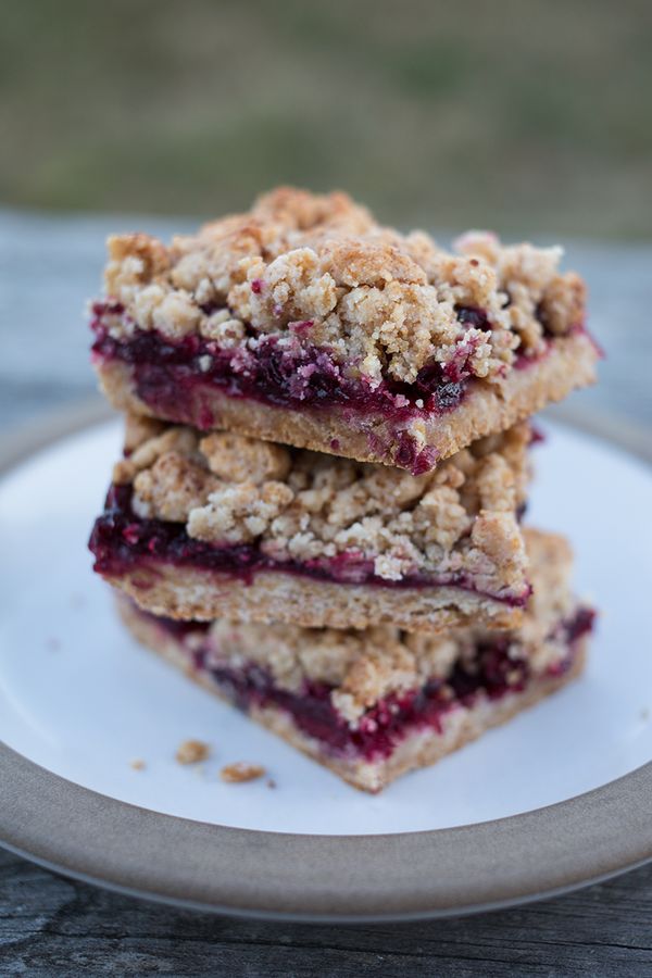 Cranberry Crumble Bars