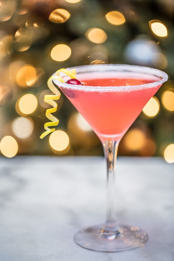 Cranberry Lemon Drop Martini