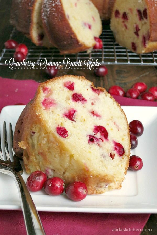 Cranberry Orange Bundt Cake