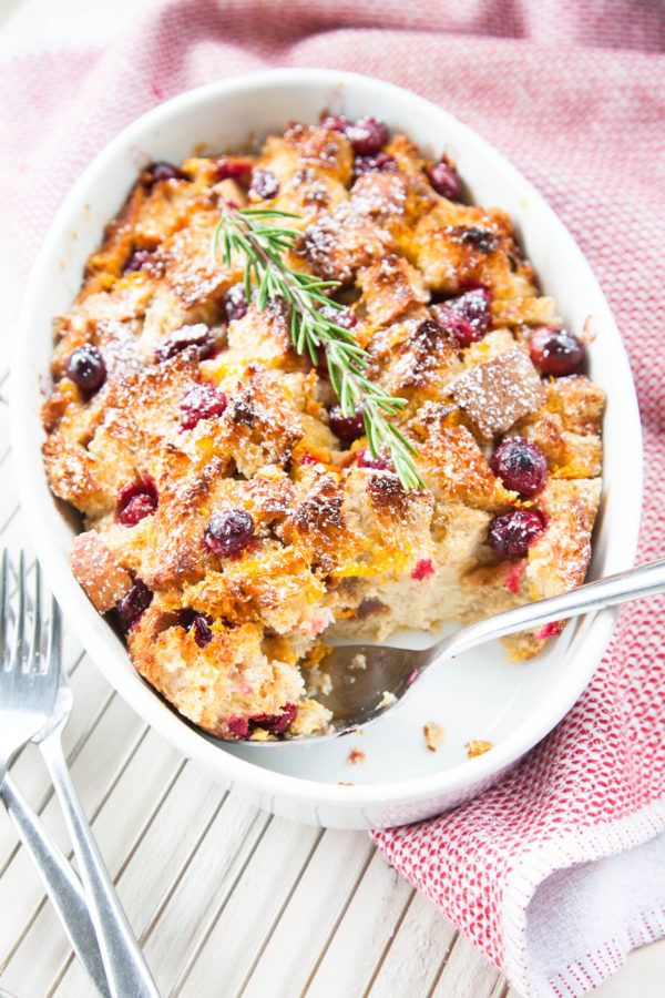 Cranberry Orange French Toast Bake