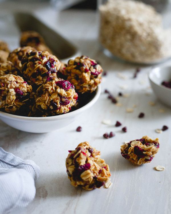 Cranberry Orange Oatmeal Cookie Bites