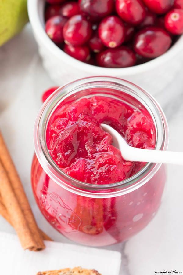 Cranberry Pear Chutney