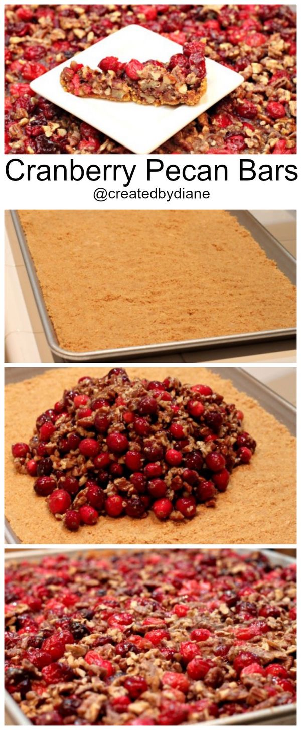 Cranberry Pecan Bars