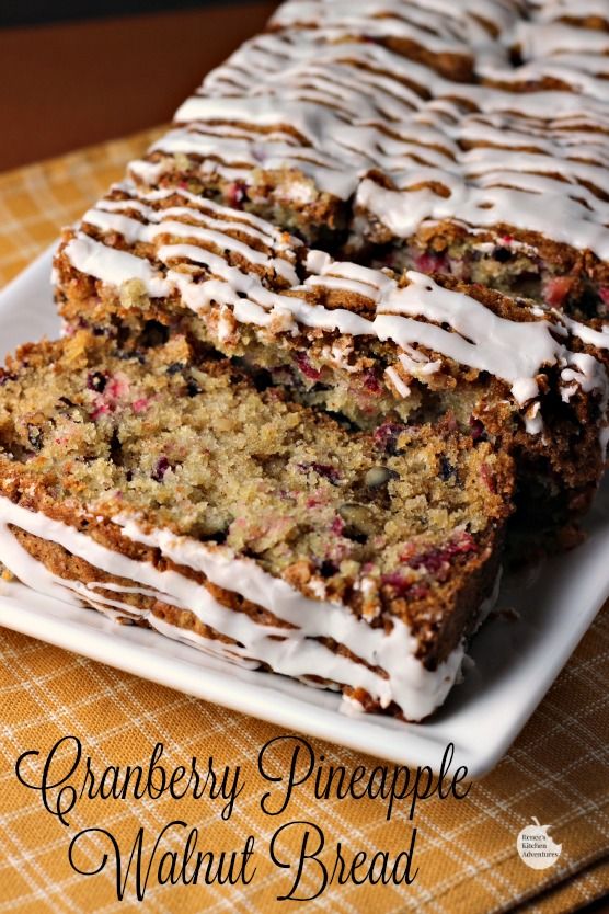 Cranberry Pineapple Walnut Bread