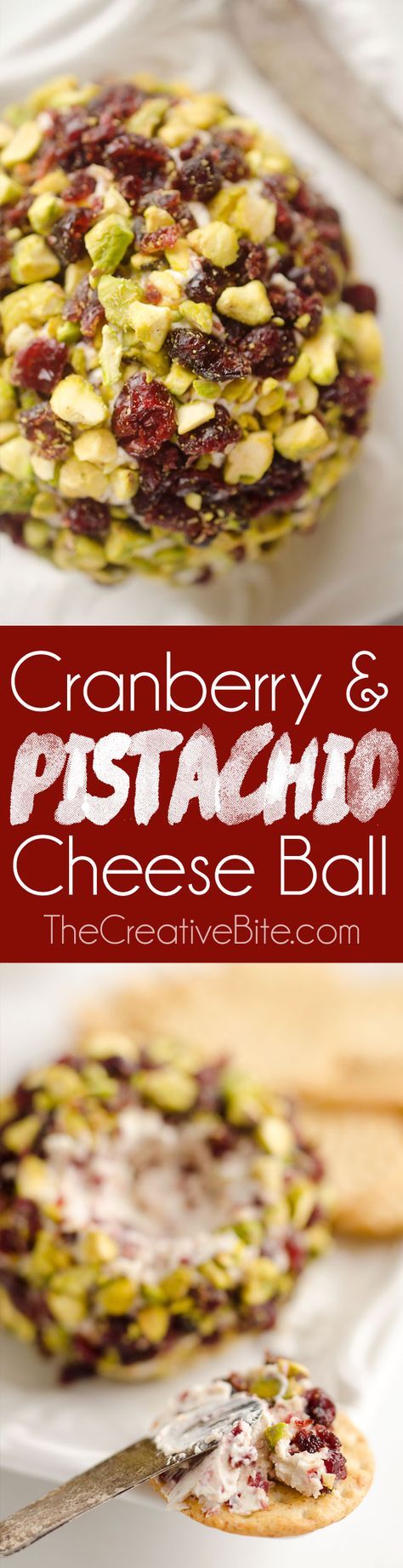 Cranberry Pistachio Cheese Ball