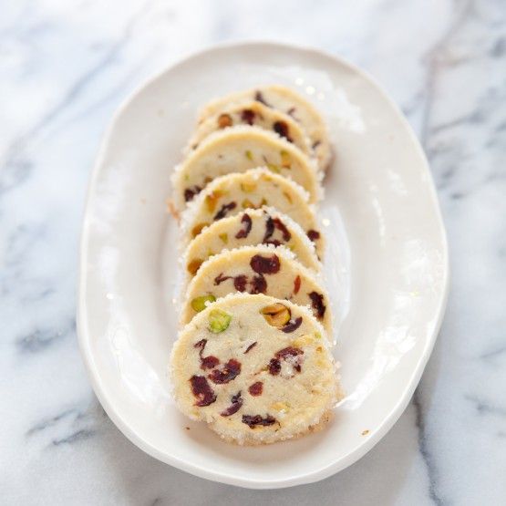 Cranberry Pistachio Sables