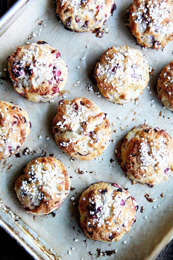 Cranberry Snow Scones