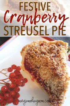 Cranberry Streusel Pie – A Festive and Beautiful Holiday Dessert