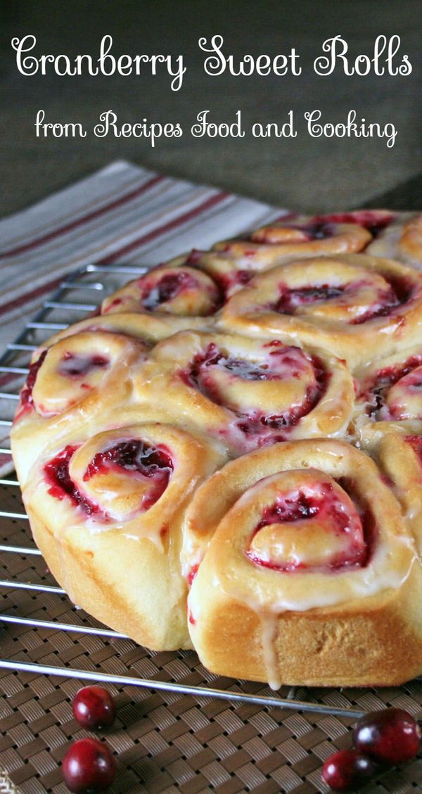 Cranberry Sweet Rolls