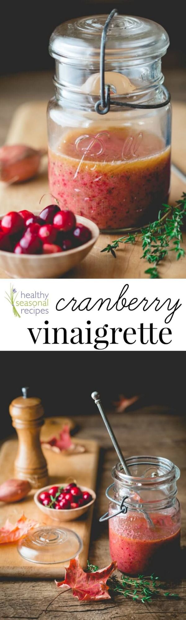 Cranberry vinaigrette