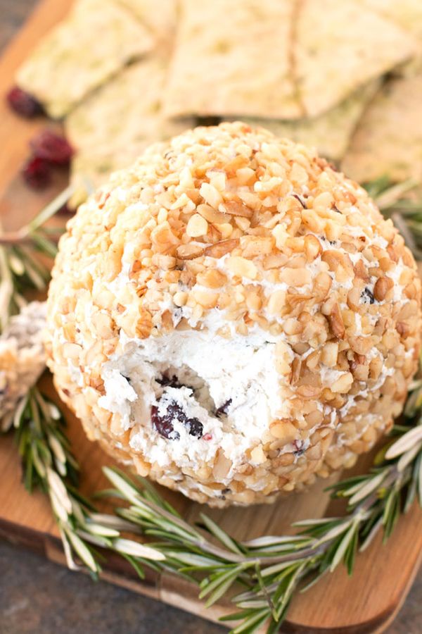 Cranberry Walnut Goat Cheese Ball