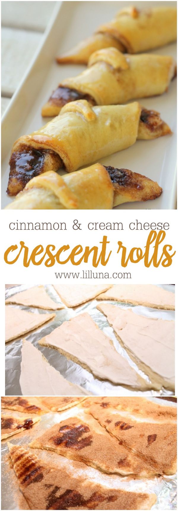 Cream Cheese and Cinnamon Crescent Rolls