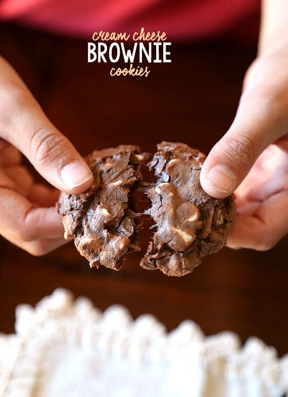 Cream Cheese Brownie Cookies