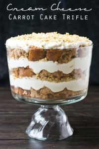 Cream Cheese Carrot Cake Trifle