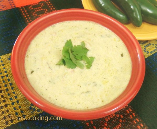 Cream of Jalapeño Soup