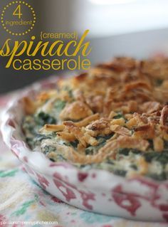 Creamed Spinach Casserole