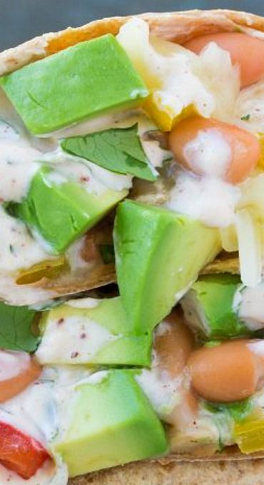 Creamy Avocado Vegetable Burritos