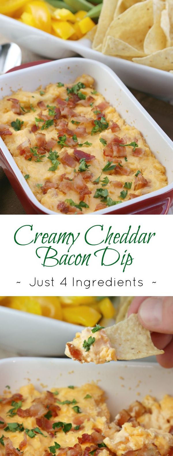 Creamy Cheddar Bacon Dip