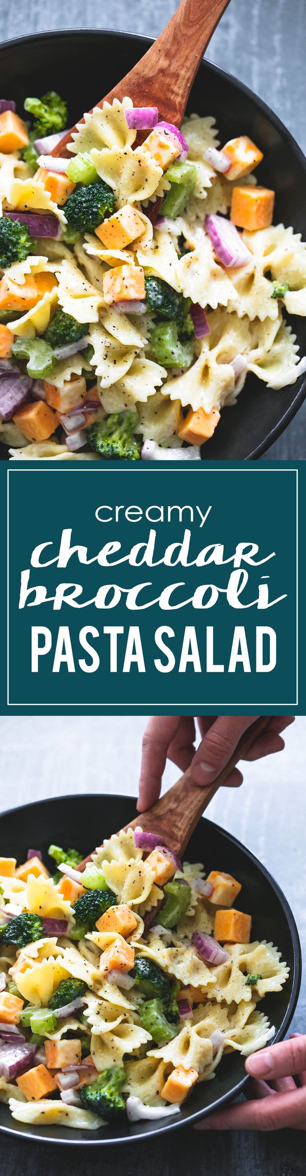 Creamy Cheddar Broccoli Salad