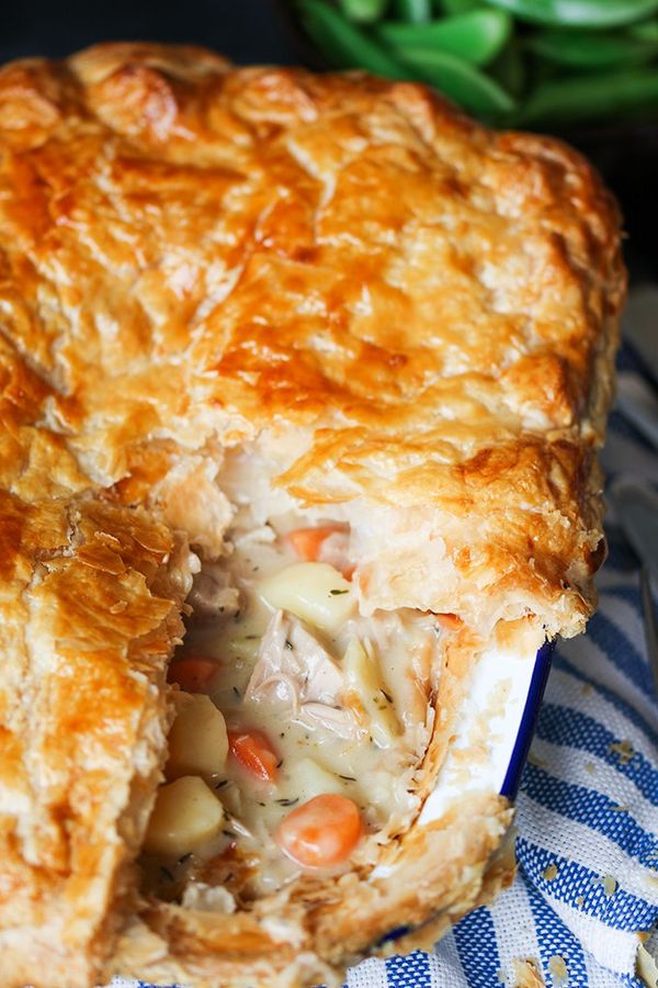 Creamy Chicken Puff Pie