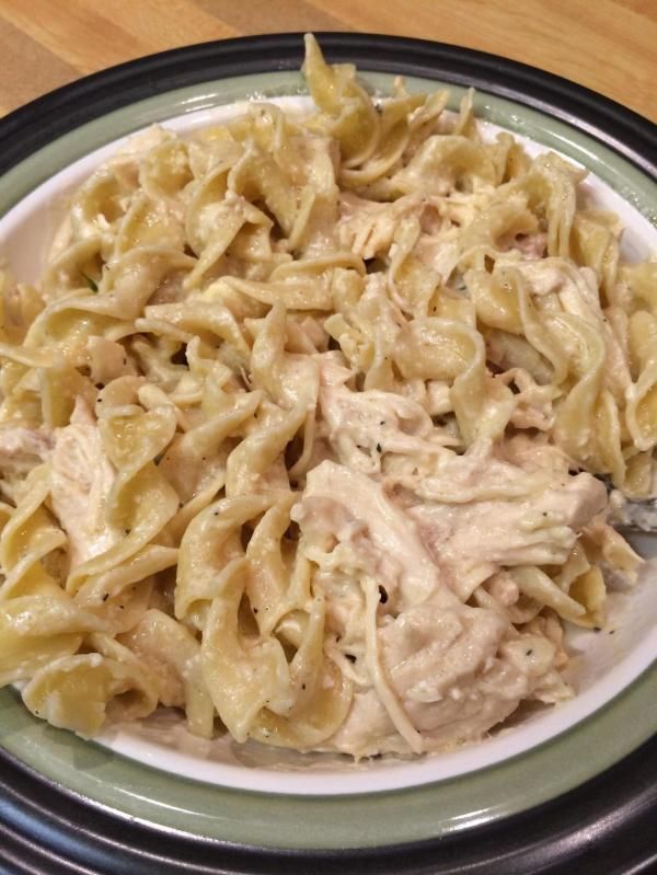 Creamy Crockpot Chicken with Pasta