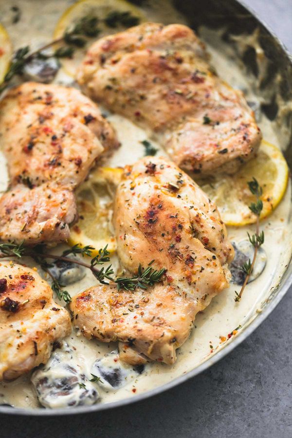 Creamy Lemon Thyme Chicken