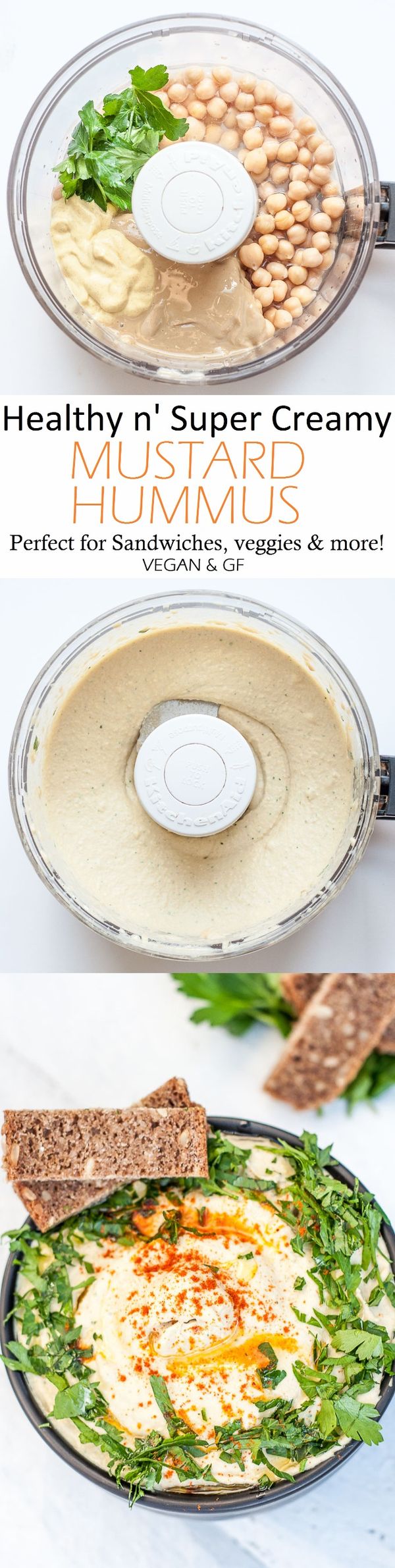 Creamy Mustard Hummus