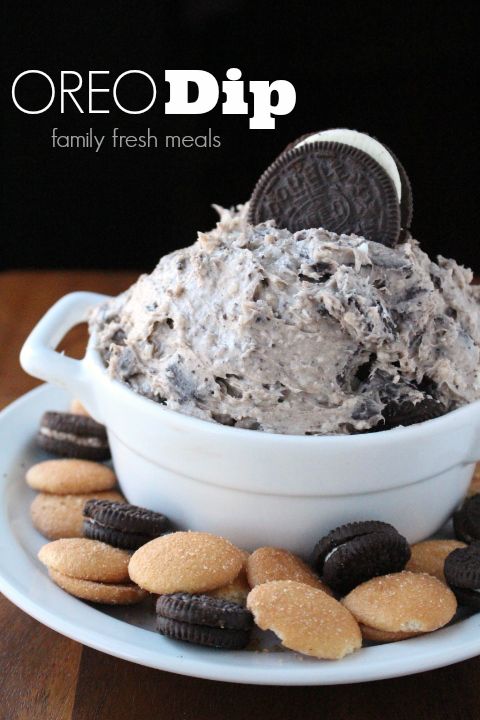 Creamy Oreo Dip Dessert