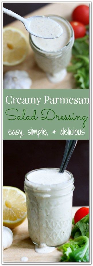 Creamy Parmesan Salad Dressing