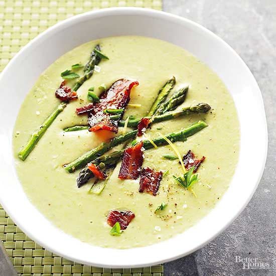 Creamy Potato and Asparagus Soup